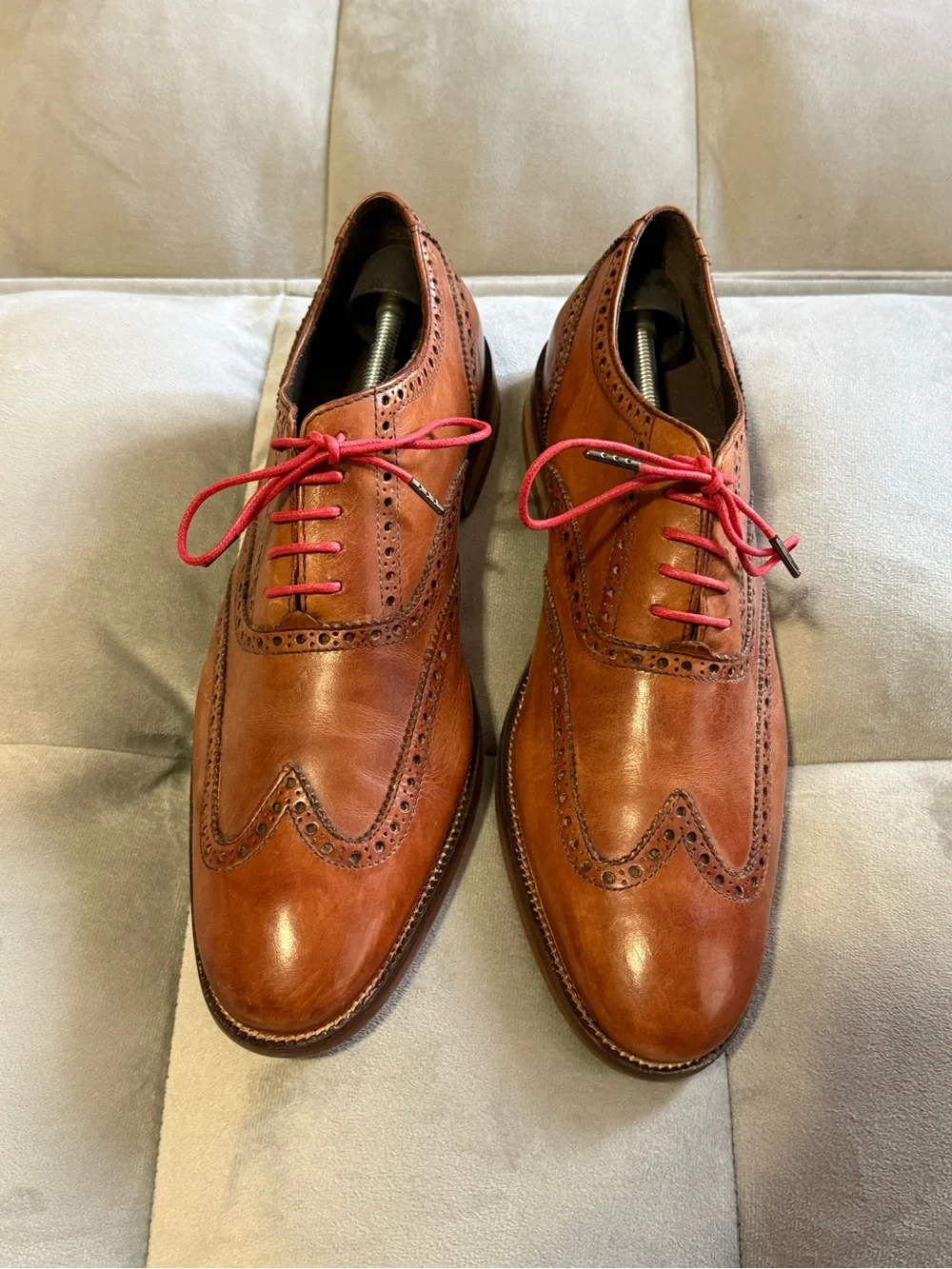Cole Haan men’s brown wingtip dress shoes sz11
